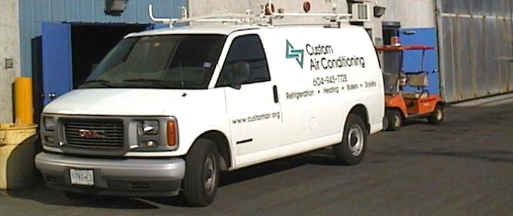 CustomAir company van from 1997